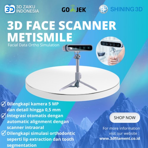 Shining 3D Dental Scanner Metismile Face Facial Data Ortho Simulation